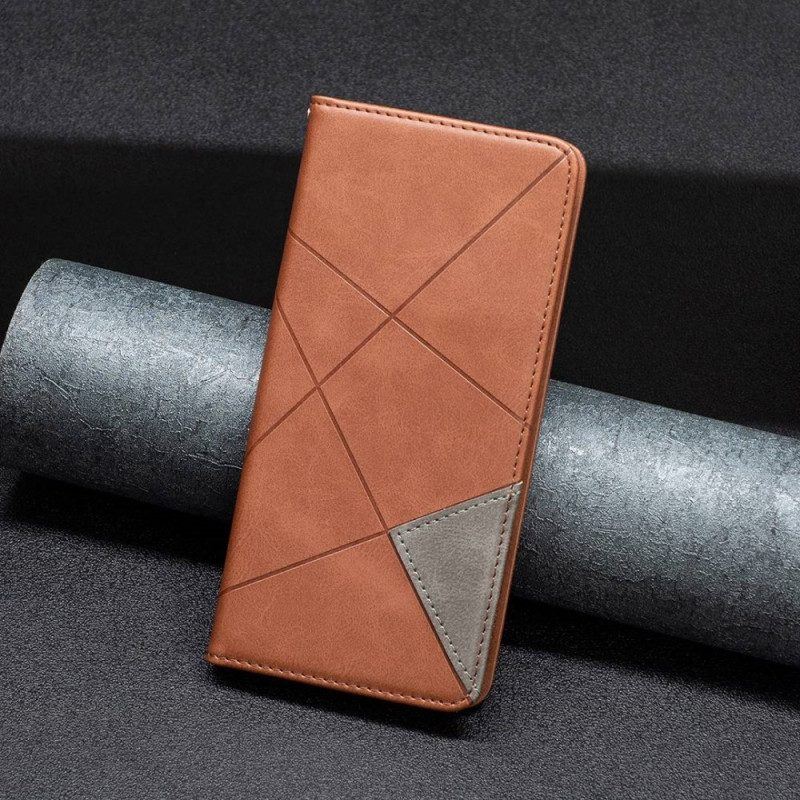 Schutzhülle Für iPhone 14 Pro Flip Case Geometrisch