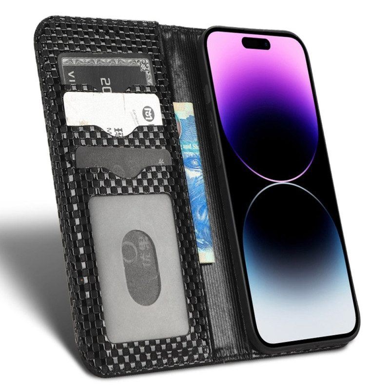 Schutzhülle Für iPhone 14 Pro Flip Case Strukturiert