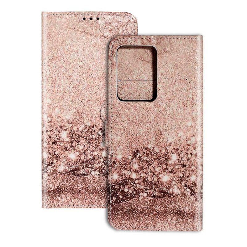 Flip Case Für Samsung Galaxy S20 Plus / S20 Plus 5G Designer-pailletten