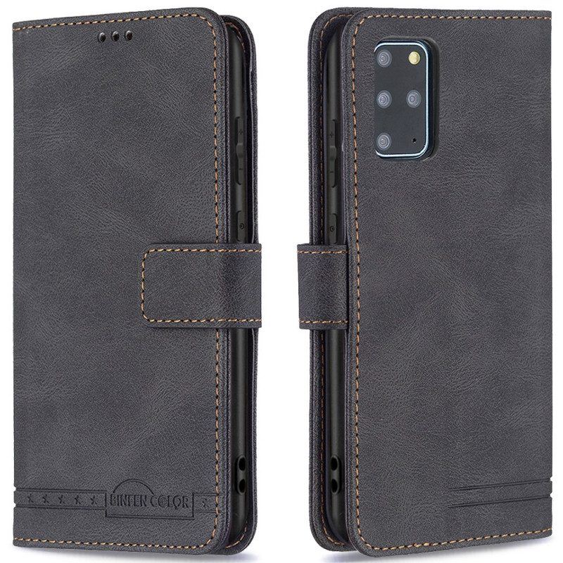 Flip Case Für Samsung Galaxy S20 Plus / S20 Plus 5G Rfid-binfen-farbe