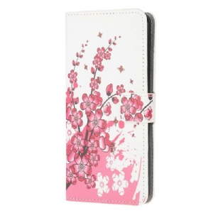 Flip Case Für Samsung Galaxy S20 Plus / S20 Plus 5G Tropische Blumen