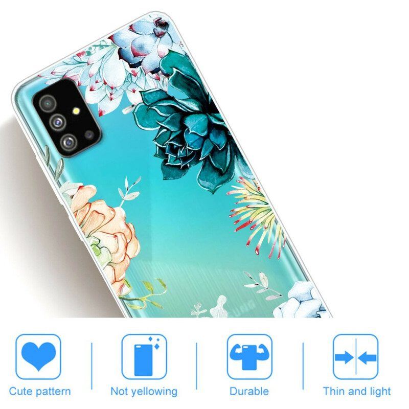 Handyhülle Für Samsung Galaxy S20 Plus / S20 Plus 5G Aquarellblumen