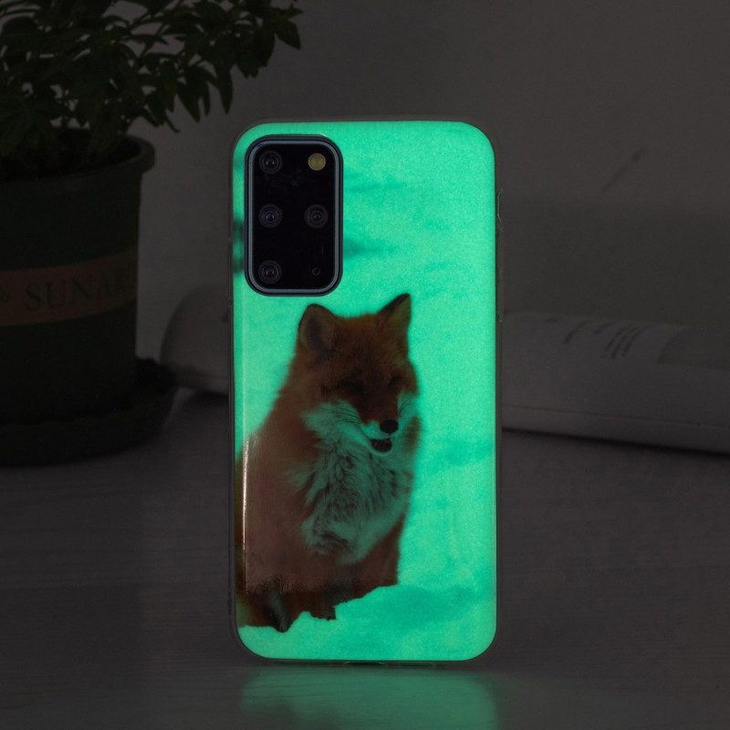 Handyhülle Für Samsung Galaxy S20 Plus / S20 Plus 5G Fluoreszierender Fuchs