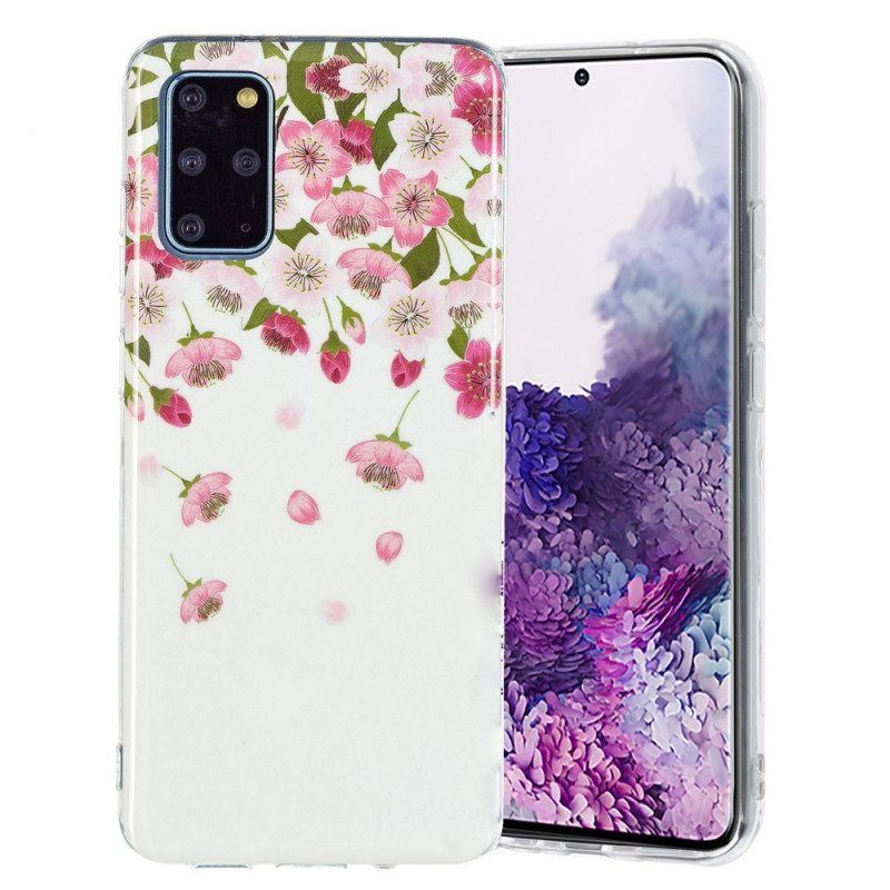 Hülle Für Samsung Galaxy S20 Plus / S20 Plus 5G Fluoreszierende Blumen