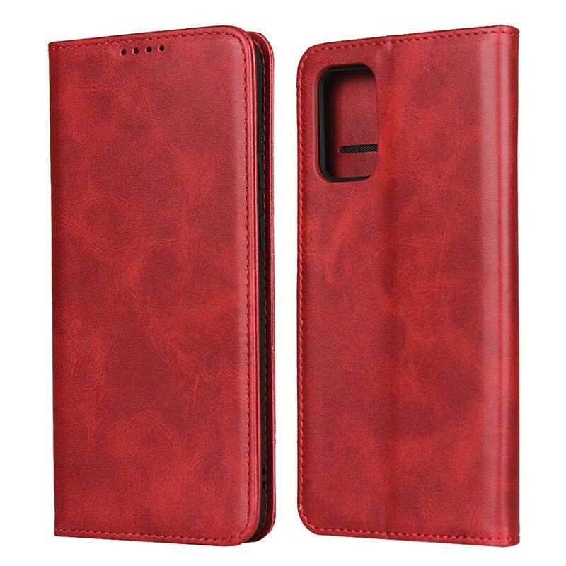 Schutzhülle Für Samsung Galaxy S20 Plus / S20 Plus 5G Flip Case Echtes Leder