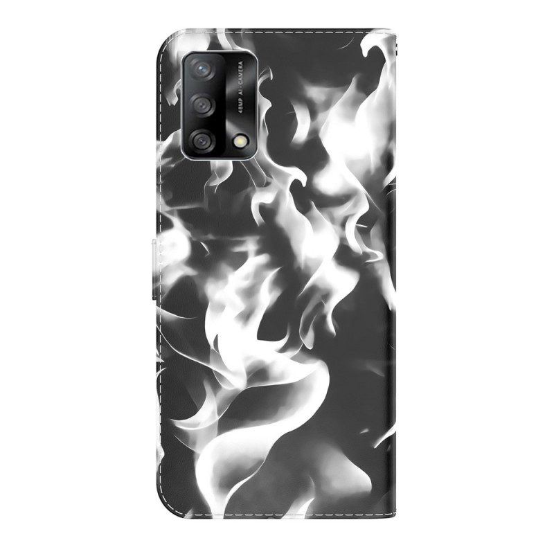 Flip Case Für Oppo A74 4G Abstraktes Muster