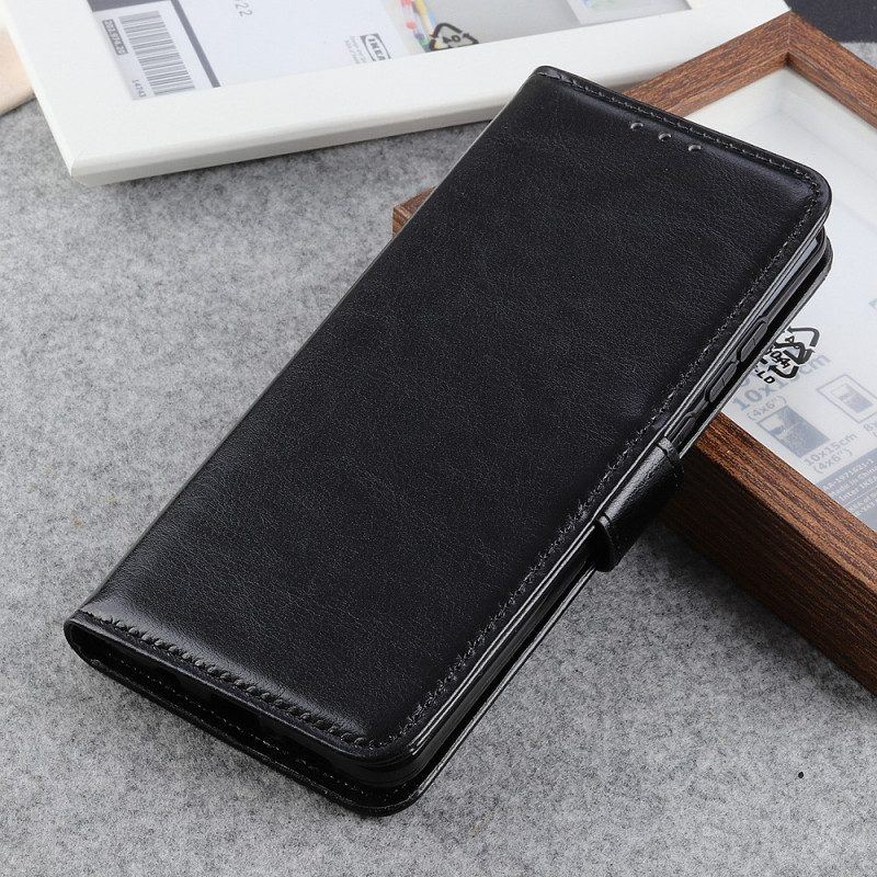 Flip Case Für Oppo A74 4G Gefrorene Finesse