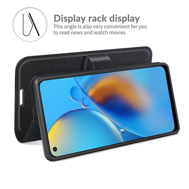 Flip Case Für Oppo A74 4G Klassisch