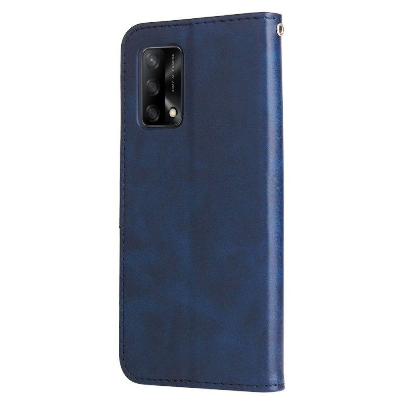 Flip Case Für Oppo A74 4G Vintage Geldbörse