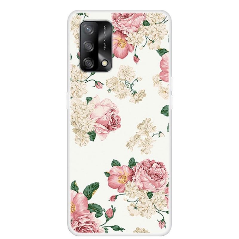 Hülle Für Oppo A74 4G Anti-Sturz Blumen