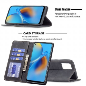 Lederhüllen Für Oppo A74 4G Flip Case Binfen Color Flip Kunstleder