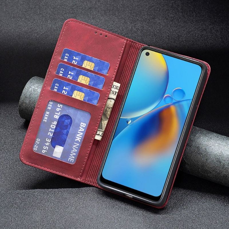 Lederhüllen Für Oppo A74 4G Flip Case Binfen Color Flip Kunstleder