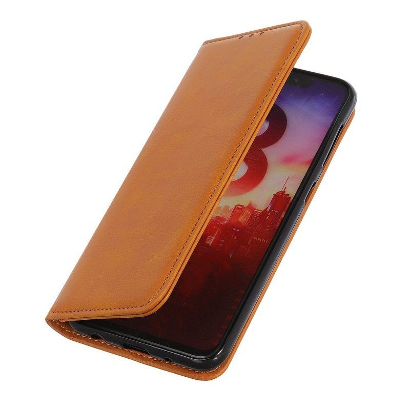 Schutzhülle Für Oppo A74 4G Flip Case Elegantes Spaltleder