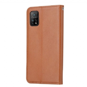 Flip Case Für Xiaomi Mi 10T / 10T Pro Standetui Aus Kunstleder