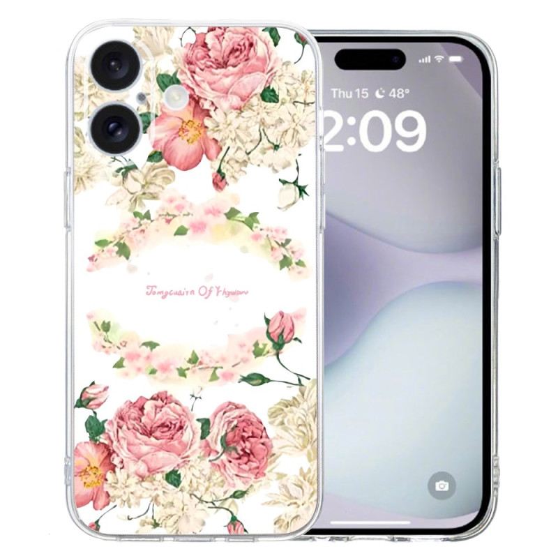 Hülle Für iPhone 16 Plus Vintage-rosen