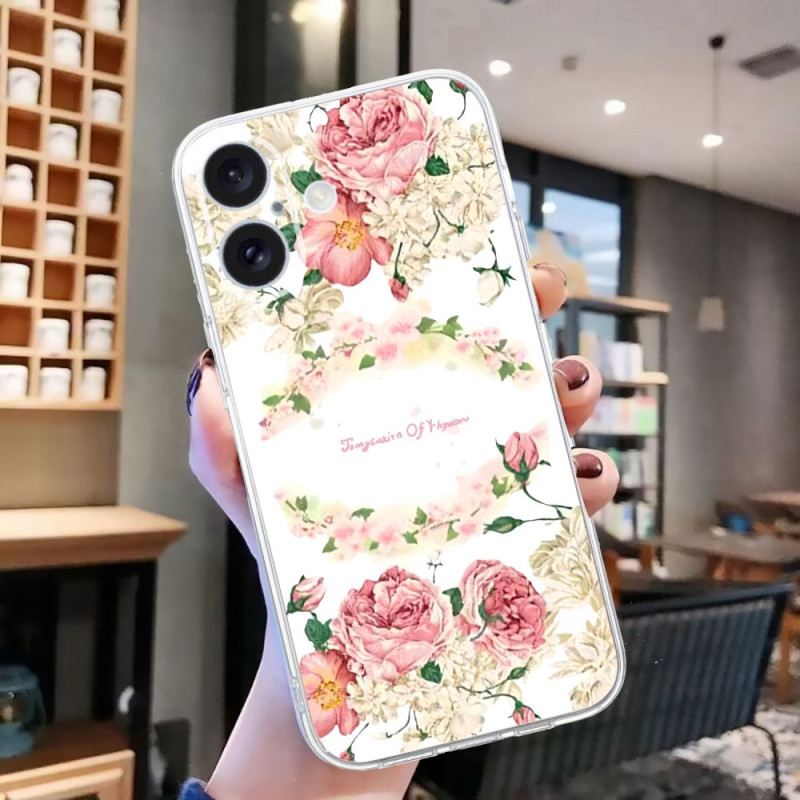 Hülle Für iPhone 16 Plus Vintage-rosen