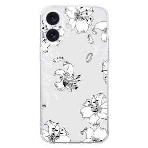 Hülle iPhone 16 Plus Handyhülle Weiße Blumen