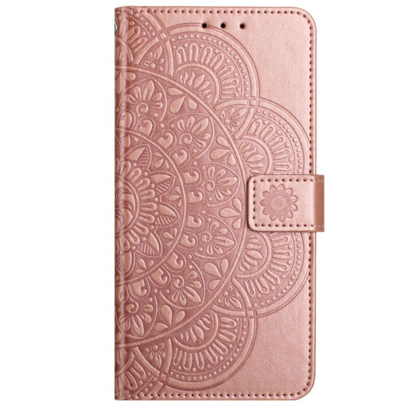 Lederhüllen Für iPhone 16 Plus Mandala-riemenmuster