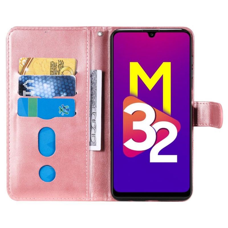 Flip Case Für Samsung Galaxy M32 Brieftasche Elena Geldbörse