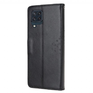 Flip Case Für Samsung Galaxy M32 Georgette-baum