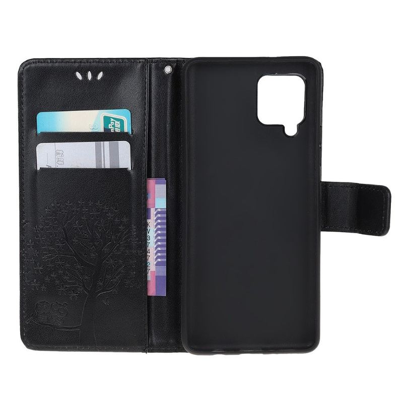 Flip Case Für Samsung Galaxy M32 Georgette-baum