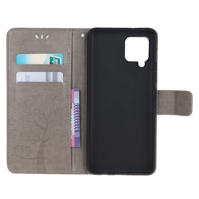 Flip Case Für Samsung Galaxy M32 Georgette-baum