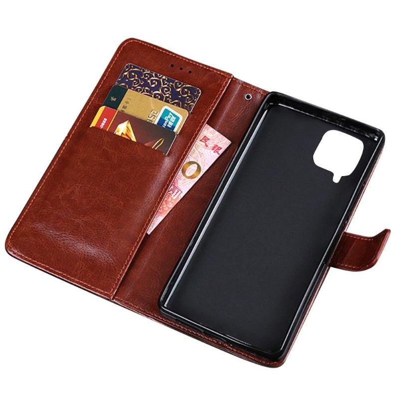 Flip Case Für Samsung Galaxy M32 Flip Case Idewei Folio Lederoptik