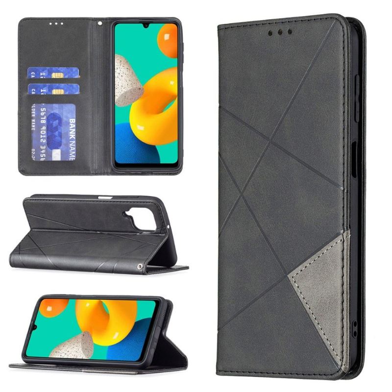 Flip Case Für Samsung Galaxy M32 Kartenetui Aus Leder Im Célinia-stil