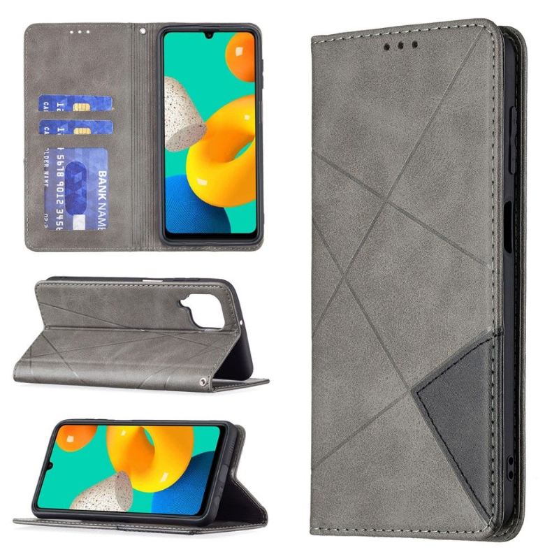 Flip Case Für Samsung Galaxy M32 Kartenetui Aus Leder Im Célinia-stil