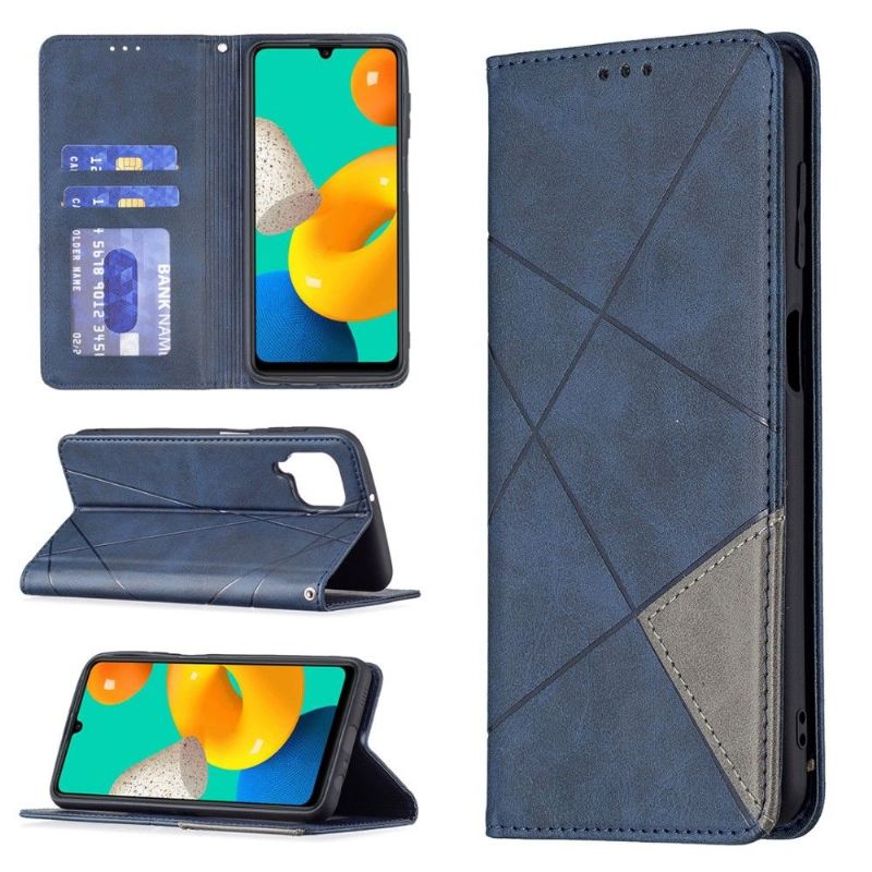 Flip Case Für Samsung Galaxy M32 Kartenetui Aus Leder Im Célinia-stil