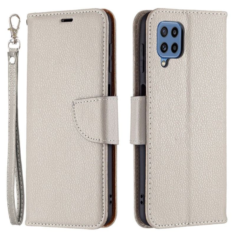 Flip Case Für Samsung Galaxy M32 Marta Genarbtes Kunstleder