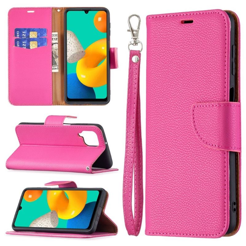 Flip Case Für Samsung Galaxy M32 Marta Genarbtes Kunstleder