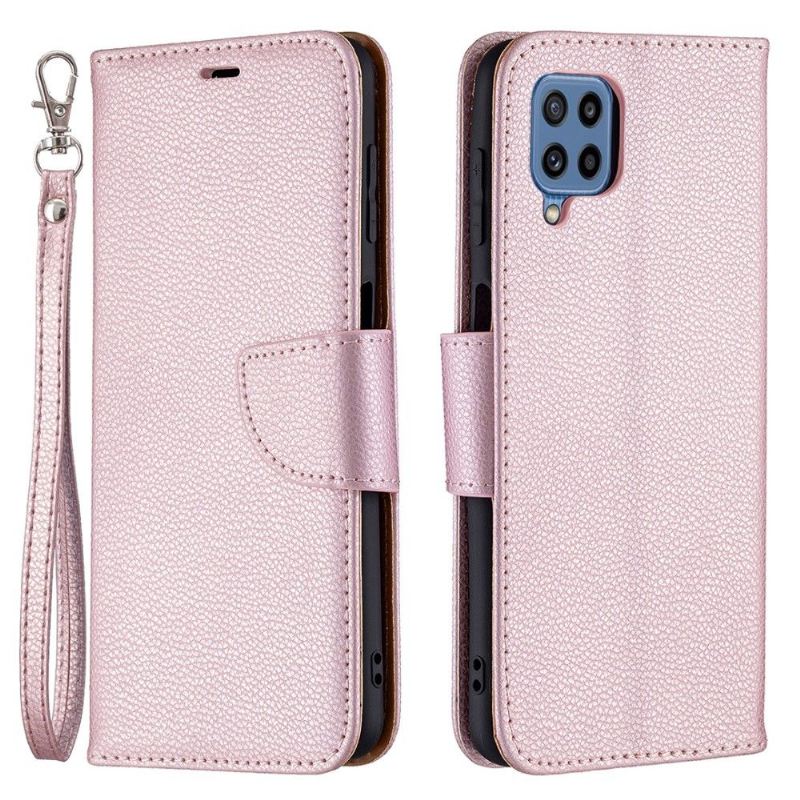 Flip Case Für Samsung Galaxy M32 Marta Genarbtes Kunstleder