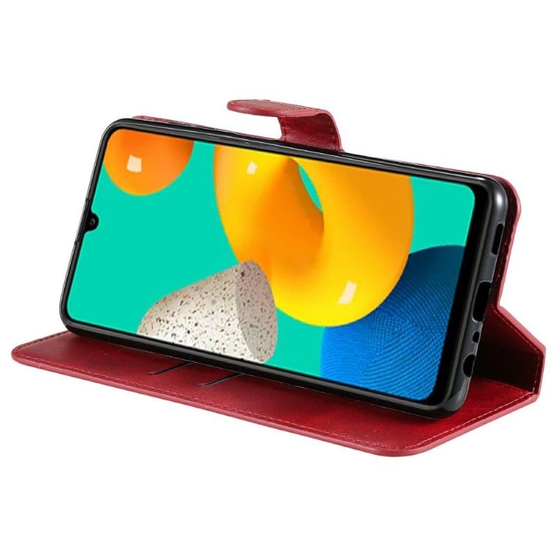 Lederhüllen Für Samsung Galaxy M32 Jadebuch-stil