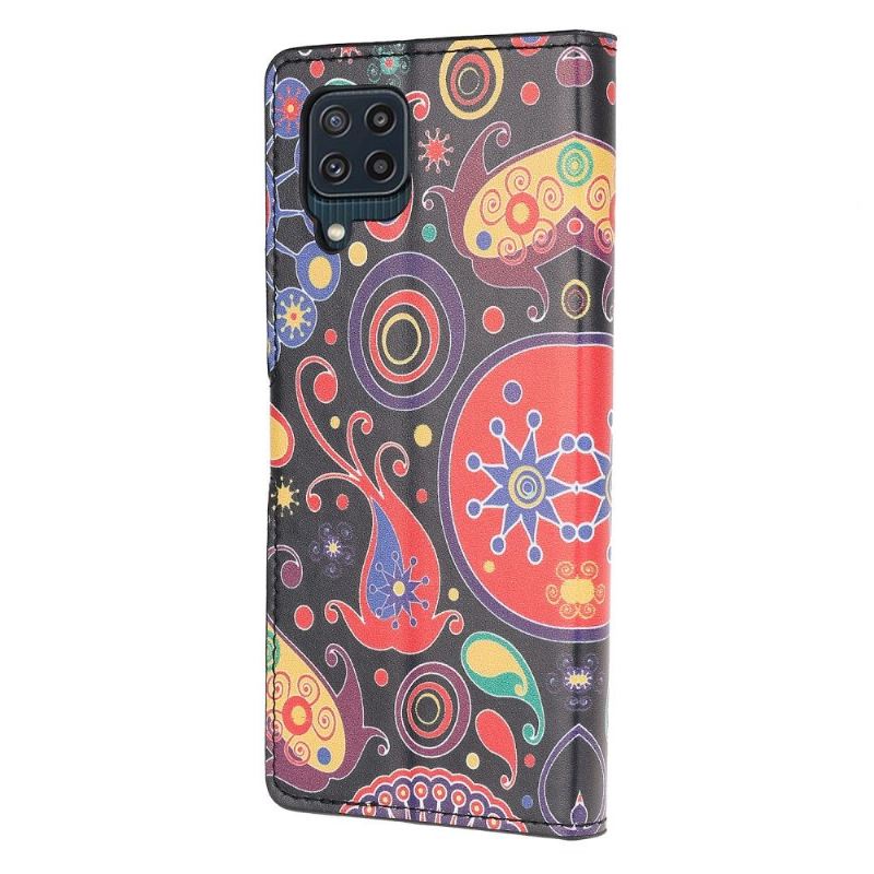 Lederhüllen Für Samsung Galaxy M32 Schutzhülle Paisley-blume