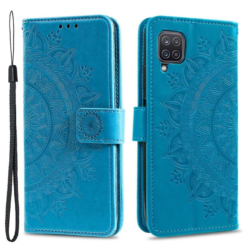 Lederhüllen Für Samsung Galaxy M32 Sonnen-mandala