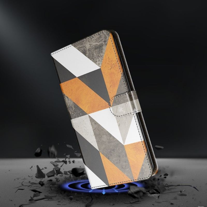 Case Für Samsung Galaxy S21 Plus 5G Anti-Sturz Geometrischer Marmor - M1