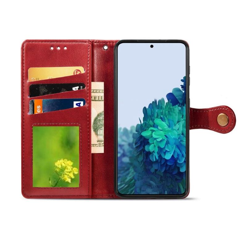 Flip Case Für Samsung Galaxy S21 Plus 5G Indila Kartenetui Aus Kunstleder