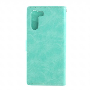 Flip Case Für Samsung Galaxy S21 Plus 5G Mercury Blue Moon Kunstleder