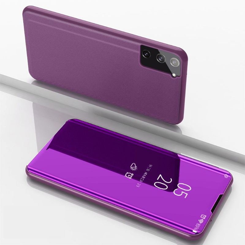 Hülle Für Samsung Galaxy S21 Plus 5G Flip Case Spiegeleffekt