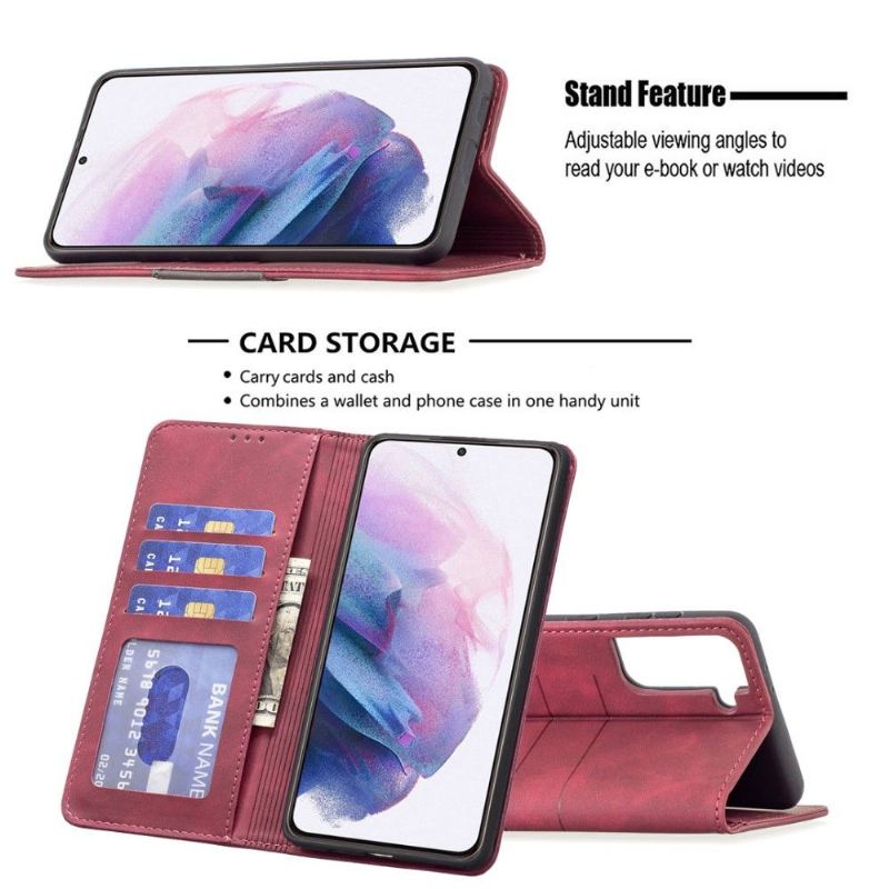 Lederhüllen Für Samsung Galaxy S21 Plus 5G Flip Case Binfen Color Flip Kunstleder