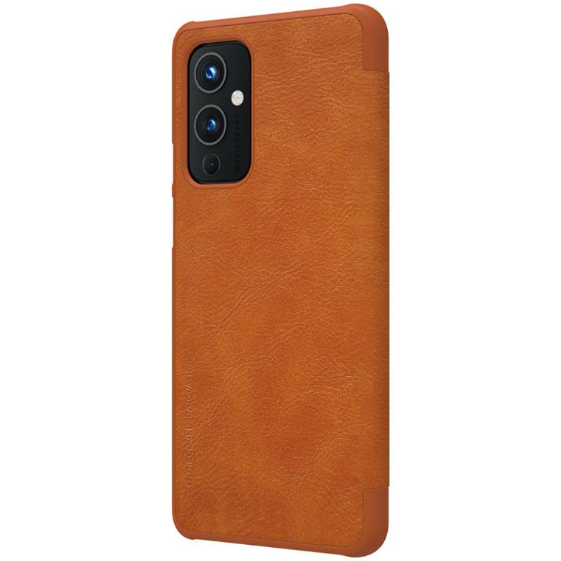 Flip Case Für OnePlus 9 Ledereffekt Der Qin-serie