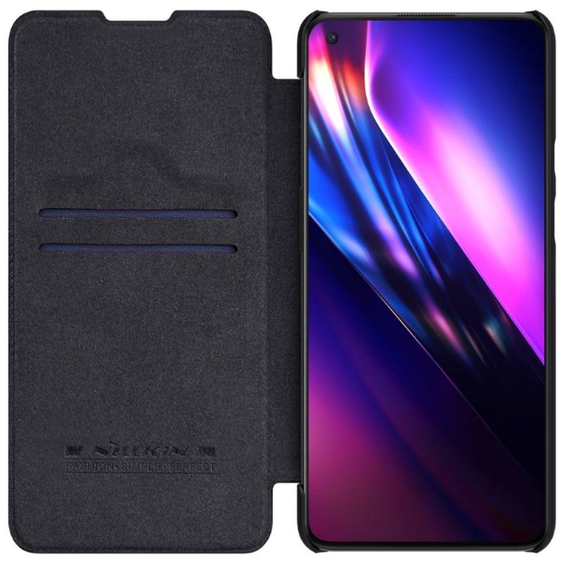 Flip Case Für OnePlus 9 Ledereffekt Der Qin-serie