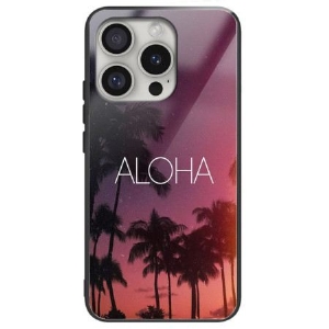 Hülle Für iPhone 16 Pro Aloha Gehärtetes Glas