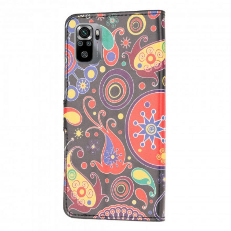 Flip Case Für Poco M5s Galaxy-design