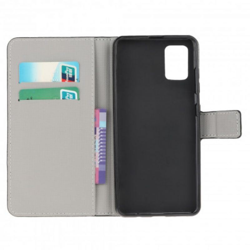 Flip Case Für Poco M5s Galaxy-design