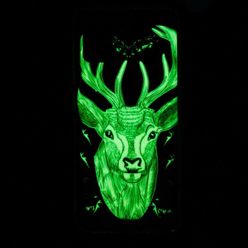 Hülle Für Poco M5s Fluoreszierender Majestätischer Hirsch