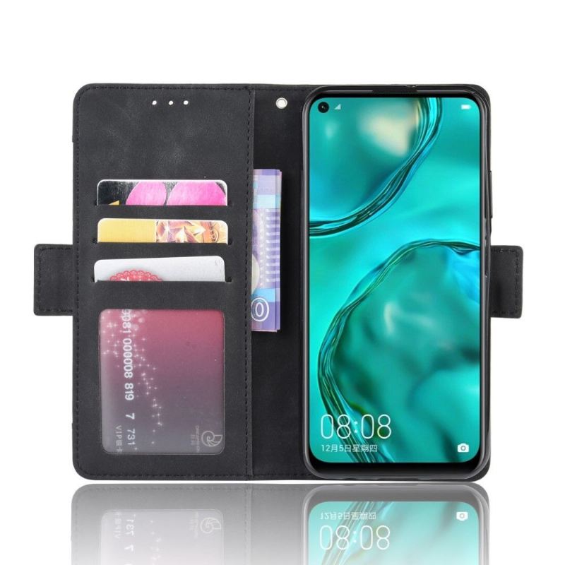 Flip Case Für Huawei P40 Lite Brieftasche Premium Geldbörse Mit Kartenhalter