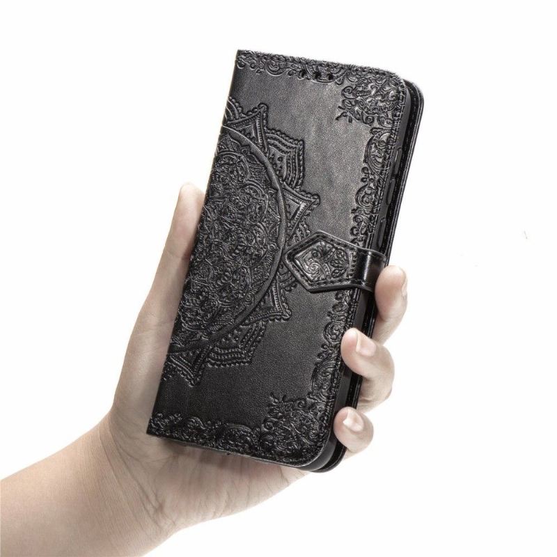 Flip Case Für Huawei P40 Lite Mandala Sonnenkartenhalter