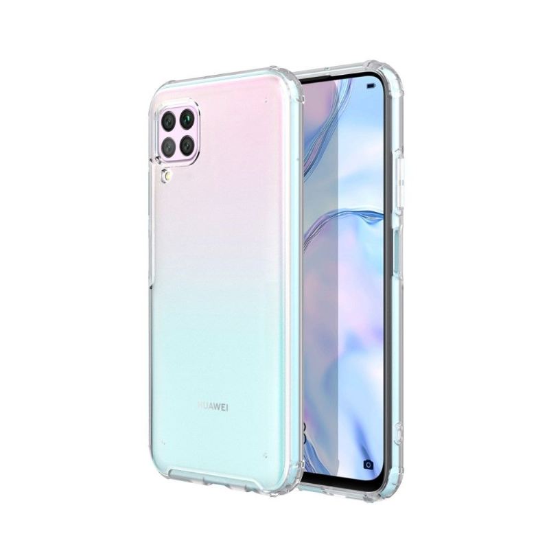 Hülle Für Huawei P40 Lite Rüstungsserie Klare Rückseite